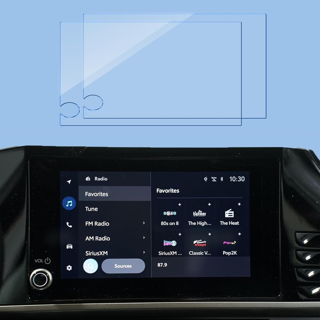 2 Chiếc 8Inch Camry Bảo Vệ Màn Hình Cho 2025 Toyota Camry Phụ Kiện 2023-2025 Toyota RAV4 2025 Camry 