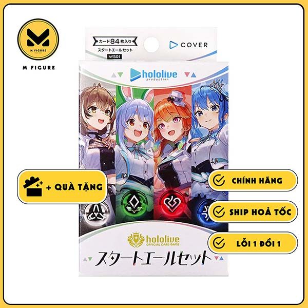 THẺ BÀI Hololive OFFICIAL CARD GAME Starter Cheer Set  (Cover Corp) PACK CARD CHÍNH HÃNG