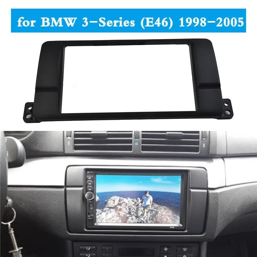 Dành Cho Xe BMW 3 Series E46 1998-2006 TRIM Radio Fascia 1x 2 Din Phụ Kiện Xe Ô Tô Dành Cho Xe BMW 3