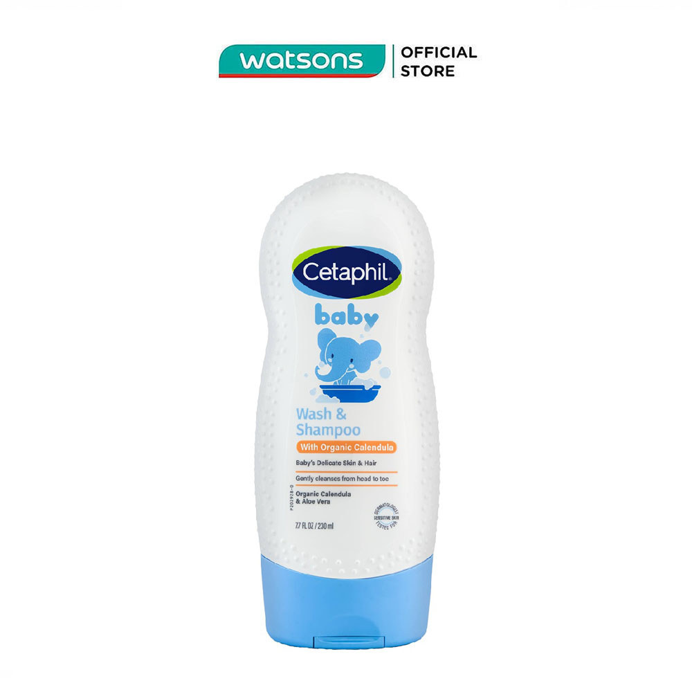 Sữa Tắm Và Gội Trẻ Em Cetaphil Baby Organic Calendula Tinh Chất Hoa Cúc 230ml