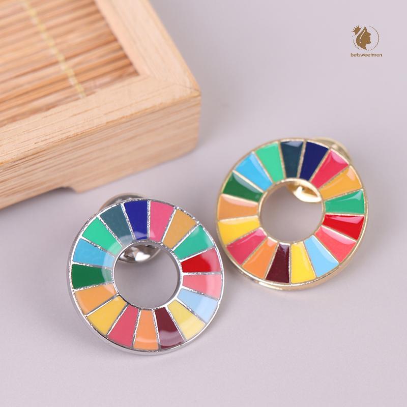 [PE] Enamal 17 Màu Mục tiêu phát triển bền vững Trâm cài Liên Hợp Quốc SDG Pin TH