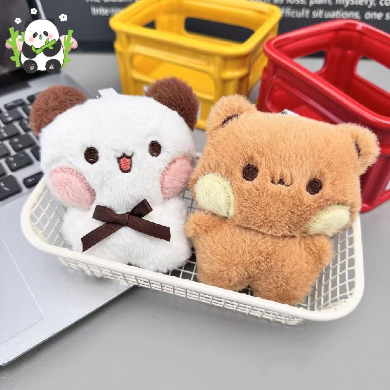 2 Chiếc Bubu Dudu Gấu Từ Thú Nhồi Bông Dây Xích Trang Trí Hoạt Hình Dễ Thương Hình Móc Khóa Trang Tr