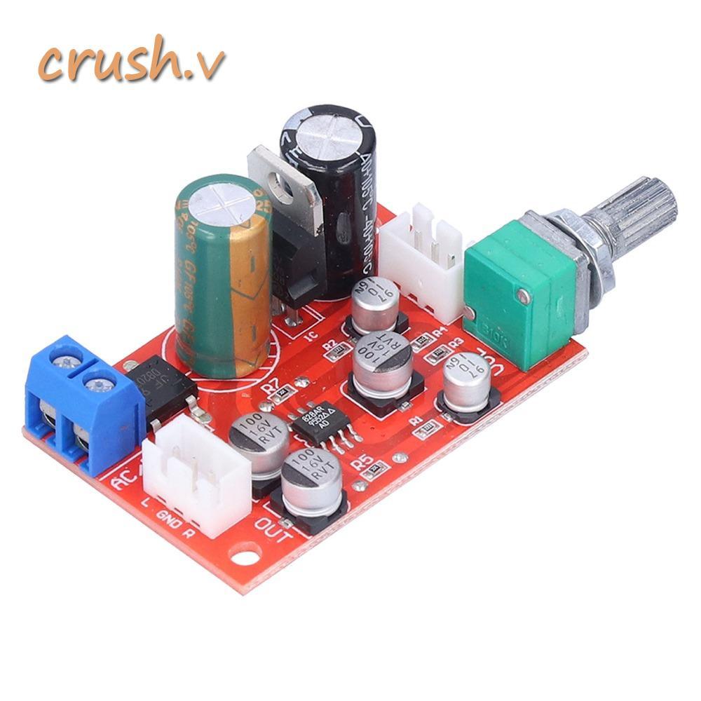 [CRUSH] Bảng khuếch đại AD828, Bảng khuếch đại Chip âm thanh nổi DC9-24V / AC8-16V, Điều khiển âm lư