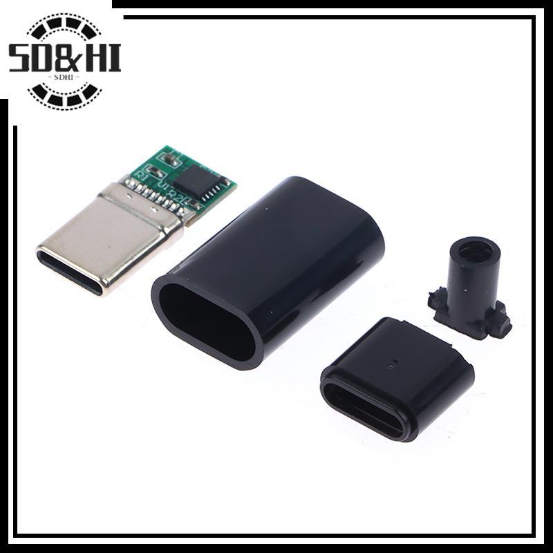 【 SD & HI 】 5A PD / QC Decoy Board Sạc nhanh 5V 9V 12V 15V 20V Mô-đun PD 2 3.0 DC Cáp kích hoạt USB 