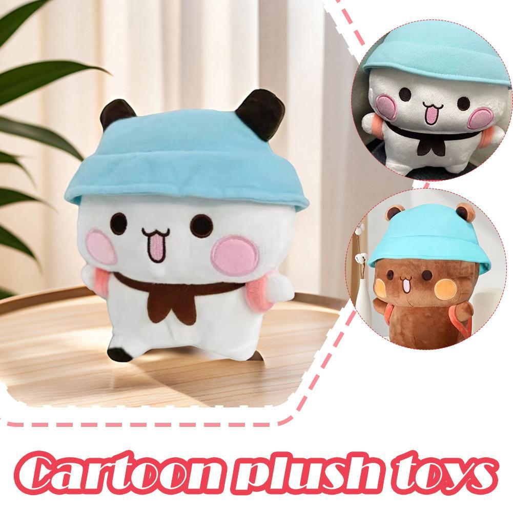Mới Bubu Dudu Panda Sang Trọng Hoạt Hình Dễ Thương Gấu Trúc Gấu Kawaii Anime Gối Mềm Nhồi Bông Búp B
