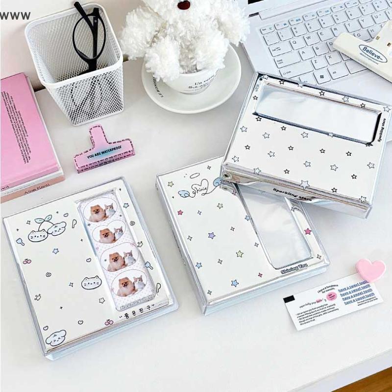 [Auz] Album ảnh hoạt hình 4 lưới cho 40 2x6 "Dải & 20 ảnh 4x6"
