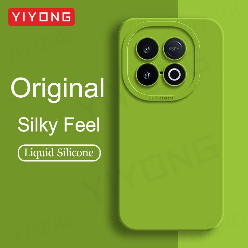 Dành Cho IQOO Z10 Turbo Ốp Lưng YIYONG Silky Feel Liquid Silicone Mềm Cho VIVO iQOO Neo 10 Neo10 Z10