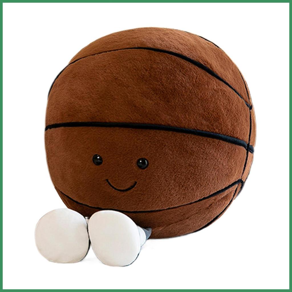 Cho Jellycat Thú Nhồi Bông Bóng Thể Thao Dễ Thương Nhồi Bông Sang Trọng Bóng Rổ Đồ Chơi Mềm Sang Trọ