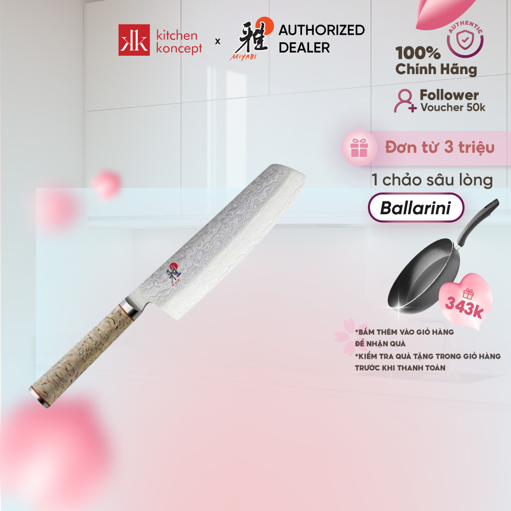 Dao Nakiri 5000MCD MIYABI - 17cm