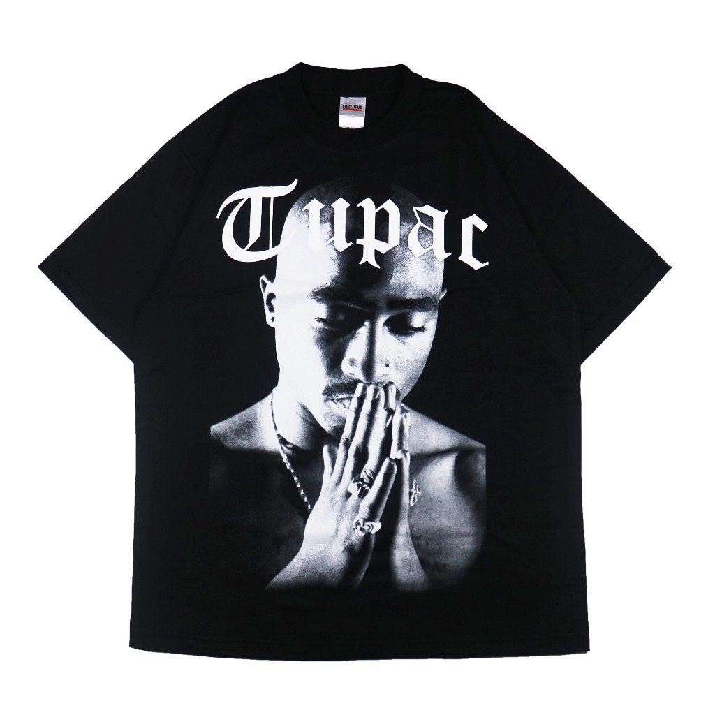 Fury Of Us 2Pac Only Tee Hitam Katun S-2XL