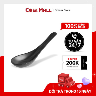 Muỗng Nhựa Melamine 14.5cm/14.7cm Chịu Nhiệt, Chống Bám Mùi – Cobi Home