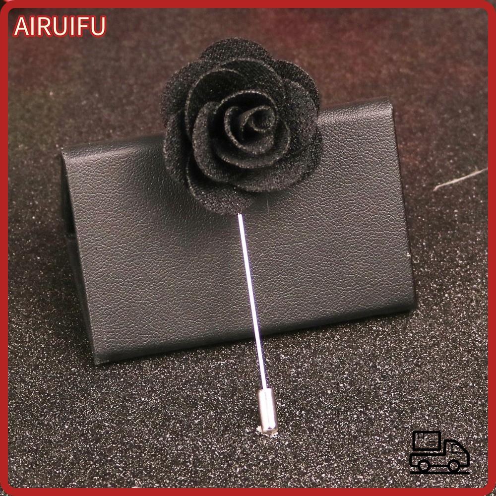 AIRUIFU Ve Áo Pin Vải Tưởng Niệm Nam Đen, Trâm Cài Phù Hợp Cho Lễ Tang và Đám Tang