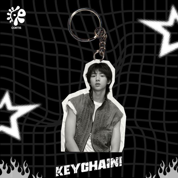 NEW EDITION KEYCHAIN CORTIS / GANTUNGAN KUNCI AKRILIK/ CORTIS KPOP IDOL [BLACK EFEECT ] - JUHOON