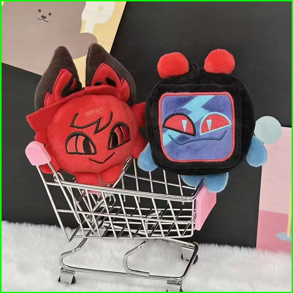 PS1 Hazbin Hotel Alastor Vox Plushie Anime Dễ Thương Sang Trọng Túi Búp Bê Charm SP1