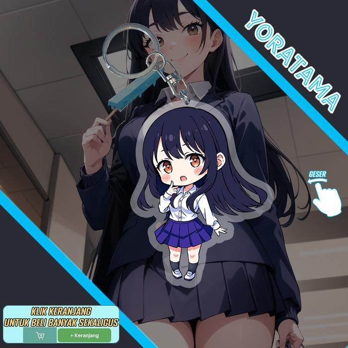 Gantungan Kunci Yamada Anna Boku no Kokoro, Keychain Anime Lucu