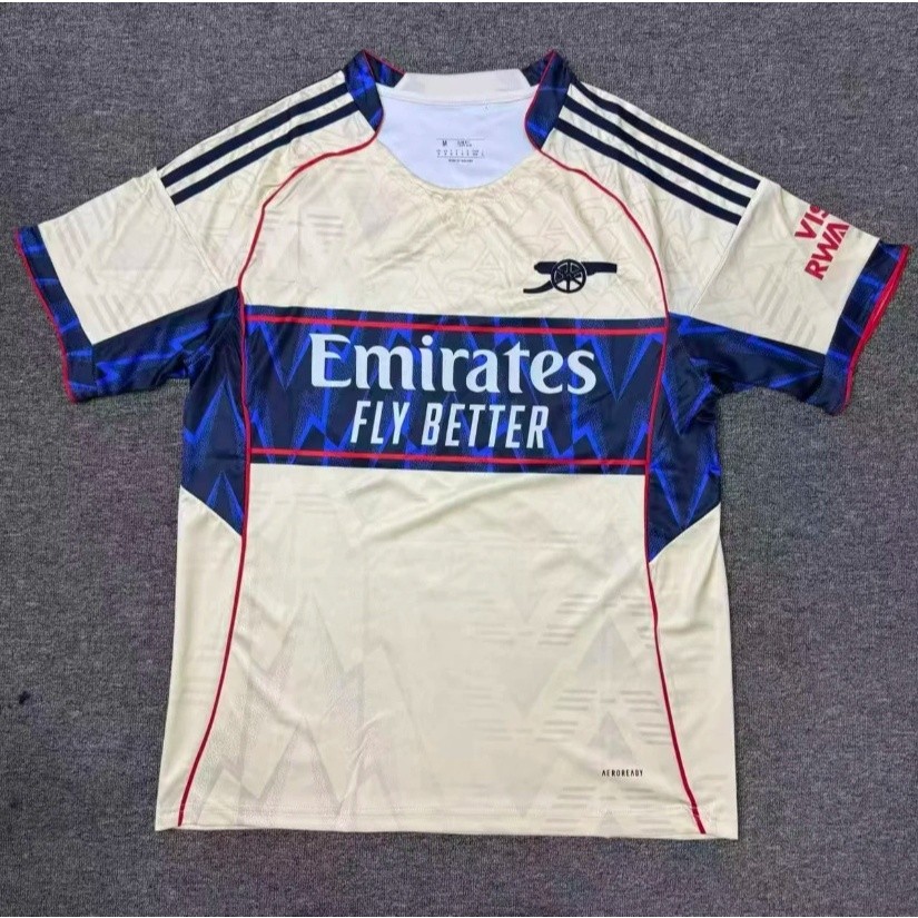 S-XXXXL Người hâm mộ Phiên bản 25-26 Đồng phục tập luyện Arsenal Bóng đá JERSEY