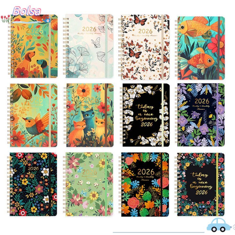 BOLSA 2026 Planner, Hàng tuần và Hàng tháng Jan.2026 - Tháng 12.2026 Lịch 2026, Chương trình nghị sự