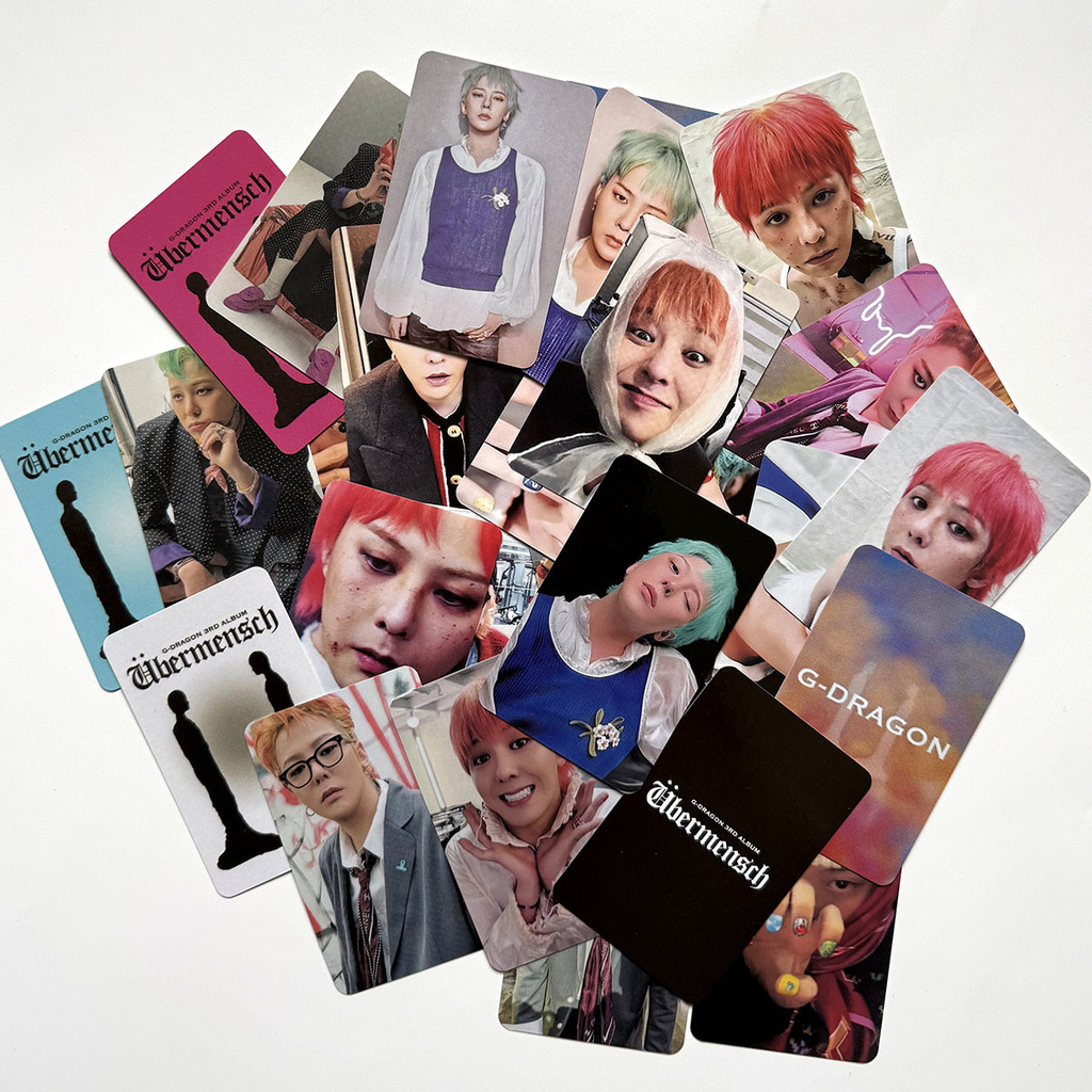 GDRAGON GD Hàng hóa Photocard UBERMENSCH Album Photocard Triển lãm trực tuyến Photocard GDRAGON206.3