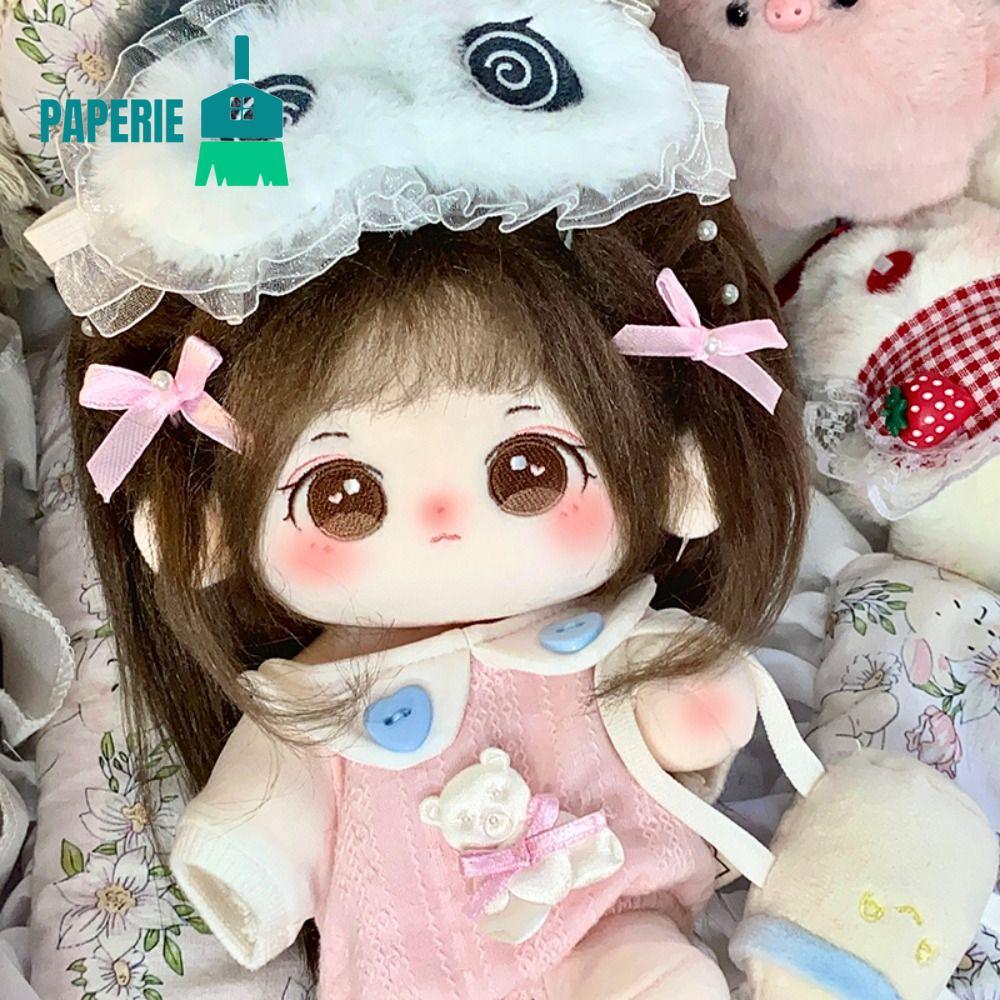 GIẤY 10 Chiếc Kẹp Tóc Búp Bê Cotton, Nơ Mini Búp Bê Tóc Giả Kẹp, Búp Bê Kẹp Tóc Phụ Kiện DIY 4cm Nhỏ