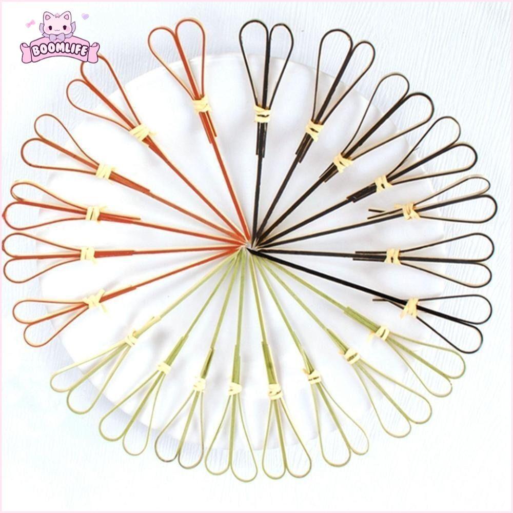BOOMLIFE Skewer Sticks Picks, Cocktail Trang Trí 100 Cái / túi Tăm Picks Sticks, Bamboo Eco-friendly