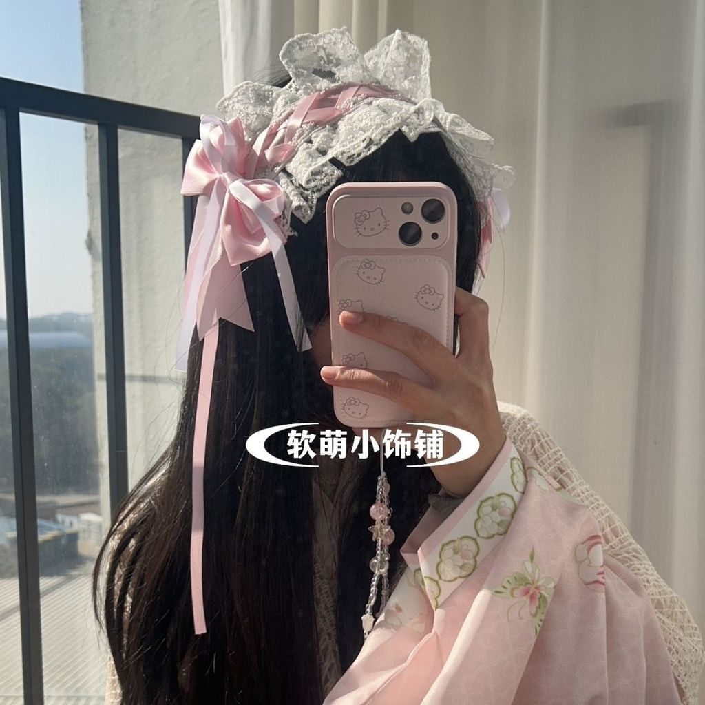 Mũ Headband Gothic Ren Bướm Phù HợpEclectic Outfit