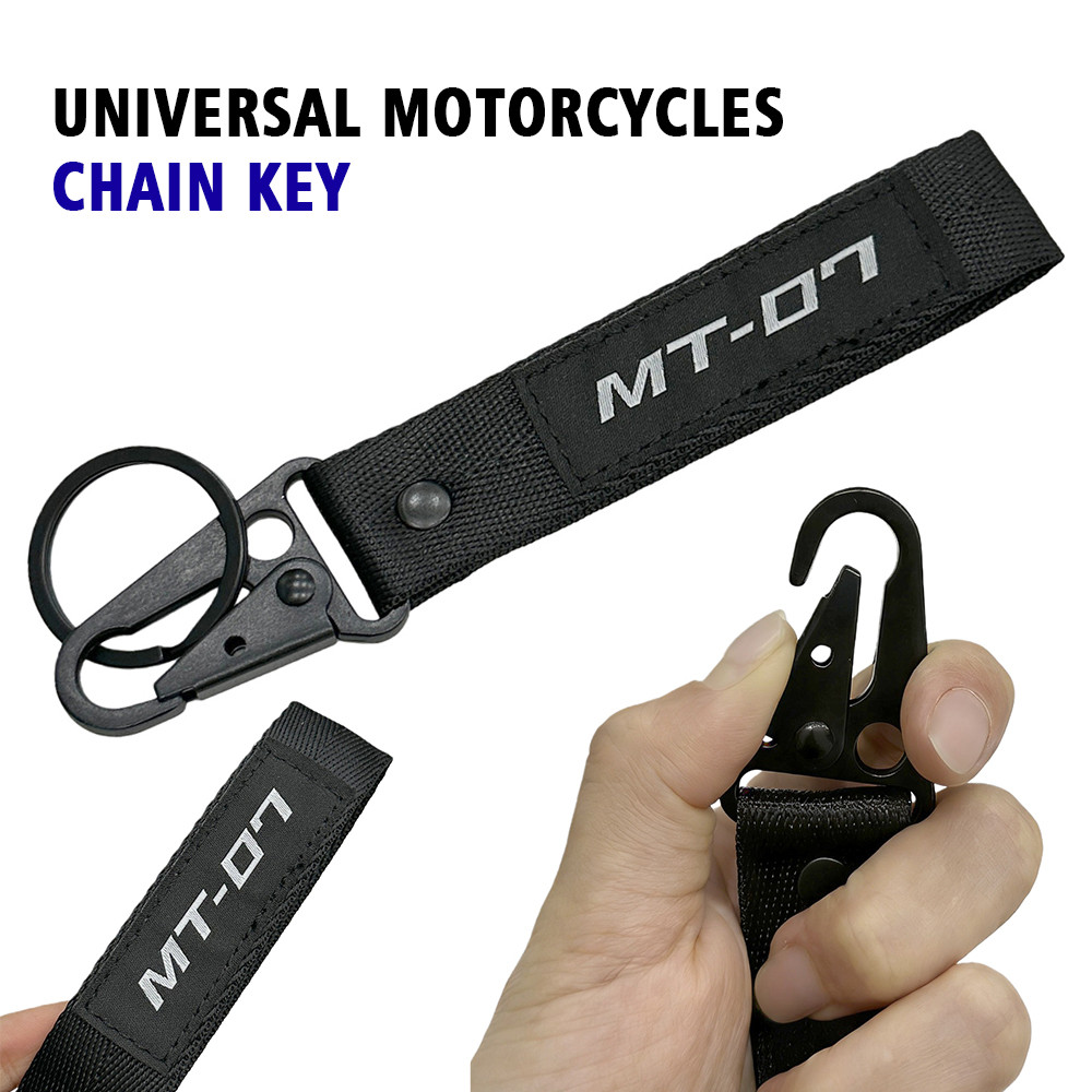 MỚI MT 07 Xe Máy Thêu Móc Khóa Móc Chìa Khóa Cho YAMAHA MT07 MT-07 mt07 FZ07 Phụ Kiện