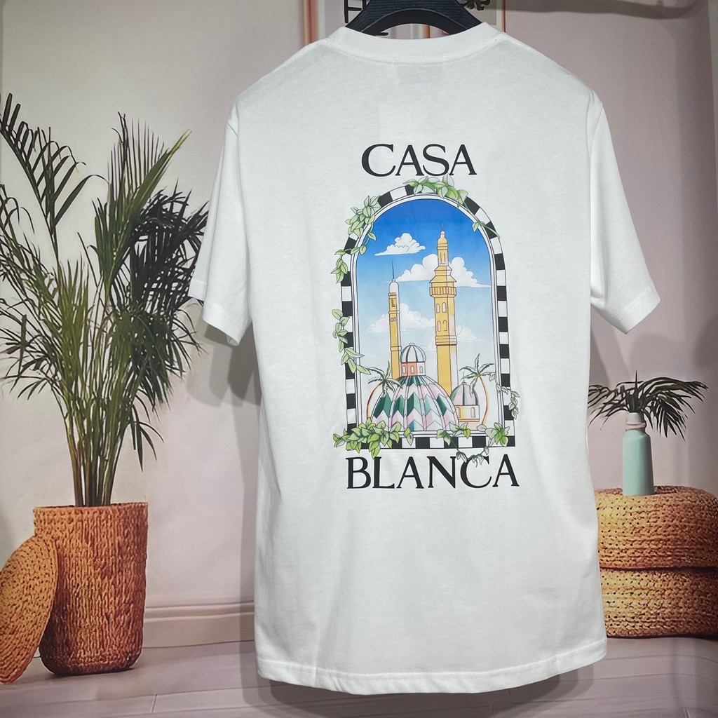 D9Z9 Casablanca Spring and Summer New CA Short Sleeve T T-shirt for Men and Women3D Digital printing