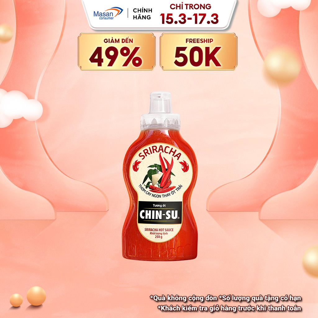 CHIN-SU Tương ớt Sriracha Chai 250G