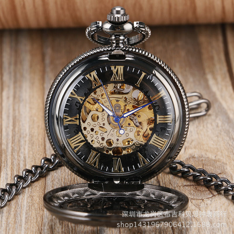 [Sản phẩm mới] Quà tặng Retro Họa tiết rỗng khắc cổ điển Đồng hồ bỏ túi cơ khí tự động dành cho nam nữ Đồng hồ quà tặng Hàng có sẵn Vận chuyển nhanh [Giảm giá] Quà tặng ngày lễ tình nhân sinh nhật