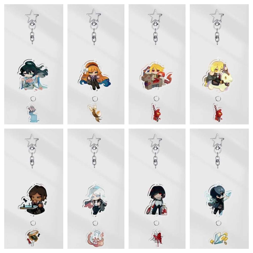 Móc Khóa Limbus Company Acrylic Chibi Game Project Moon Yi Sang Faust Ryoshu Outis Don Quixote Trang