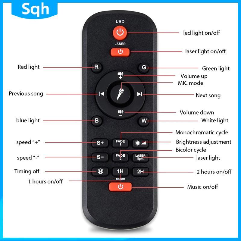 Bri LED Star Projector Night Light Galaxy Starry Night Lamp có điều khiển từ xa ywr