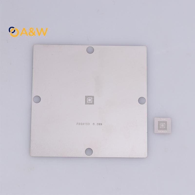 A & W Làm Nóng Trực Tiếp 90 * 90CM Chất Lượng Tốt EMMC BGA169 / BGA153 stencil Mẫu 0.3MM BGA stencil