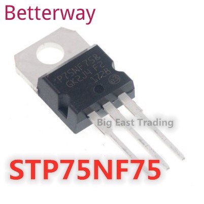 20 CÁI STP75NF75 P75NF75 TO-220 TO220 75NF75, đảm bảo chất lượng