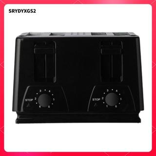 Máy nướng bánh mì điện Thép không gỉ Khe cắm rộng Làm nóng nhanh 4 lát Thiết bị nướng bánh mì cho bữa sáng Bánh mì kẹp