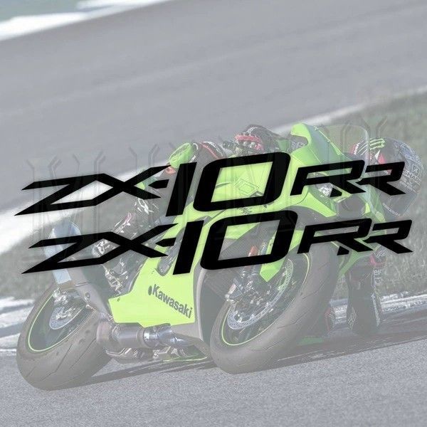 ZX-10RR letter sticker, ZX10RR motorcycle fuel tank reflective decorative film