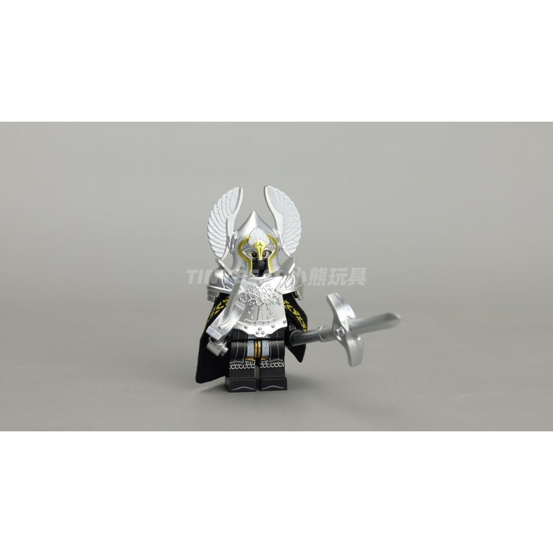 Bán chạy Giáo dục trong nước Vòng ma thuật King Ring Bộ phim Trung cổ Yongquan Guard Minifigure Gond