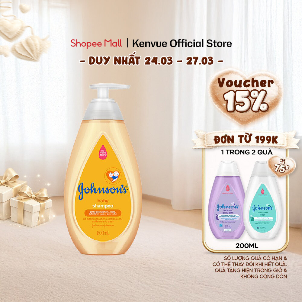 Dầu gội óng mượt cho bé Johnson's Baby Active Kids Shiny Drops Shampoo 500ml - Dung tích 500ml - 800ml - 100979999