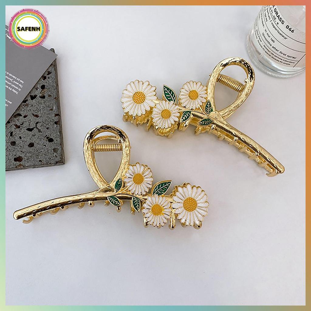 SAFENH Kẹp Tóc Hoa Daisy Thời Trang cho Nữ