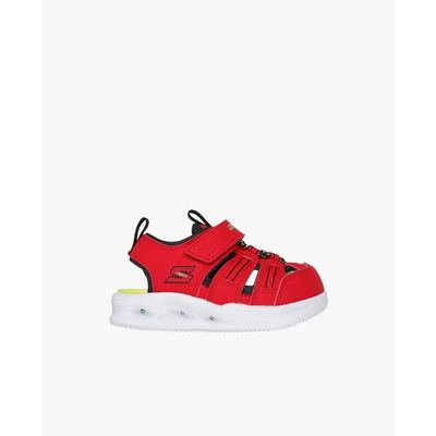 SKECHERS - Giày sandals bé trai S Lights Sola Glow_407033N-RDBK