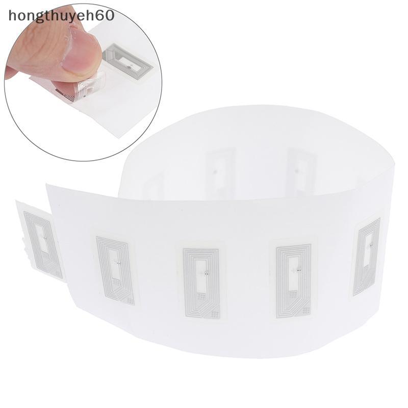 Hongth 100pcs NFC chip ntag213 Sticker Inlay ướt 2*1cm 13.56MHz RFID ntag213 nhãn tag.