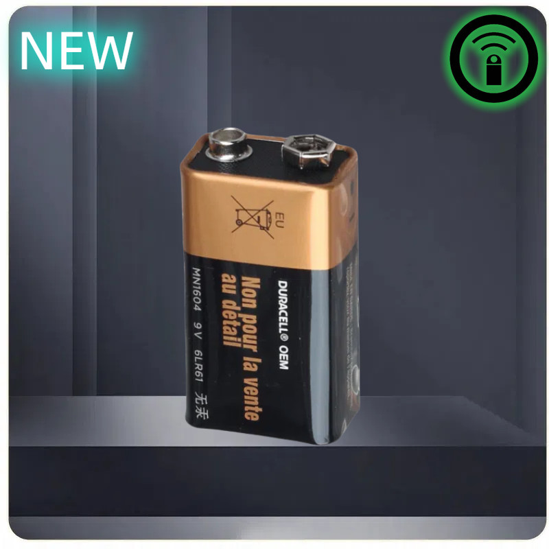 MỚI- DURACELL Duracell 6LR61 Pin 9V Xếp Chồng Pin lăng trụ mn1604 Đồng Hồ Điện Đàn Guitar Alkaline P