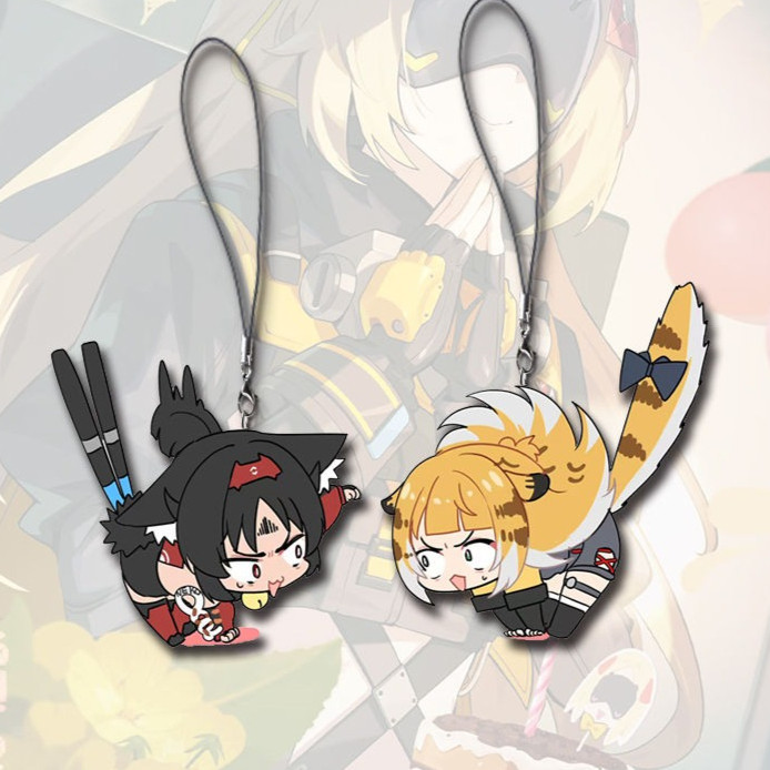 Zenless Zone Zero Mobile Phone Lanyard Ju Fufu Kawaii Straps Nekomiya Mana Cute Hanging Rope Phone C