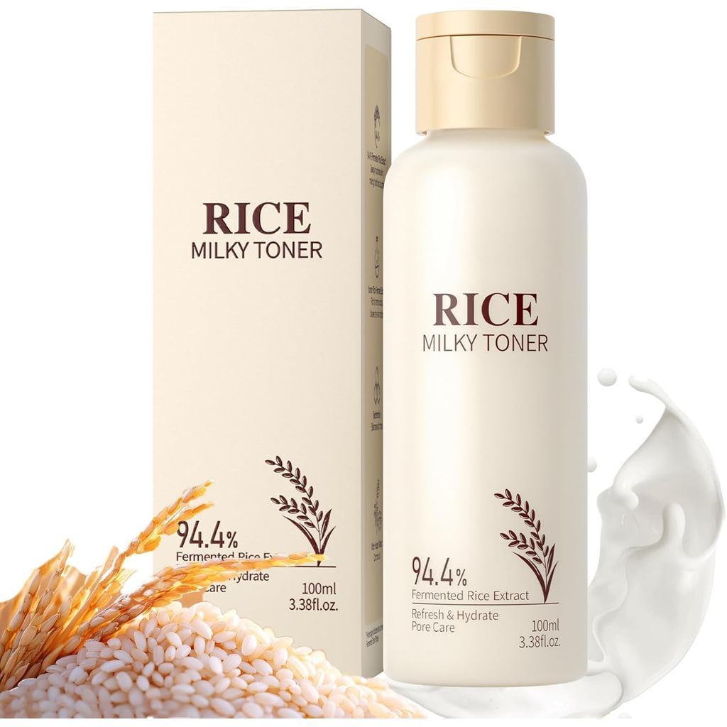 Mực gạo sữa cho mặt, mực gạo Mực dưỡng ẩm sâu mặt Hàn Quốc với chiết xuất cám Oryza Sativa Glow Glas