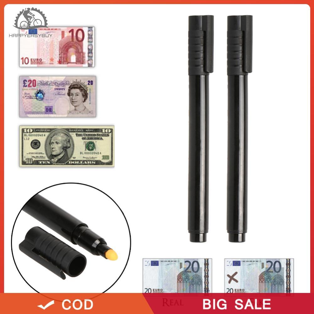 2 chiếc Bút dò tiền tệ Bút kiểm tra tiền giấy Mini cầm tay cho hóa đơn đô la Mỹ
