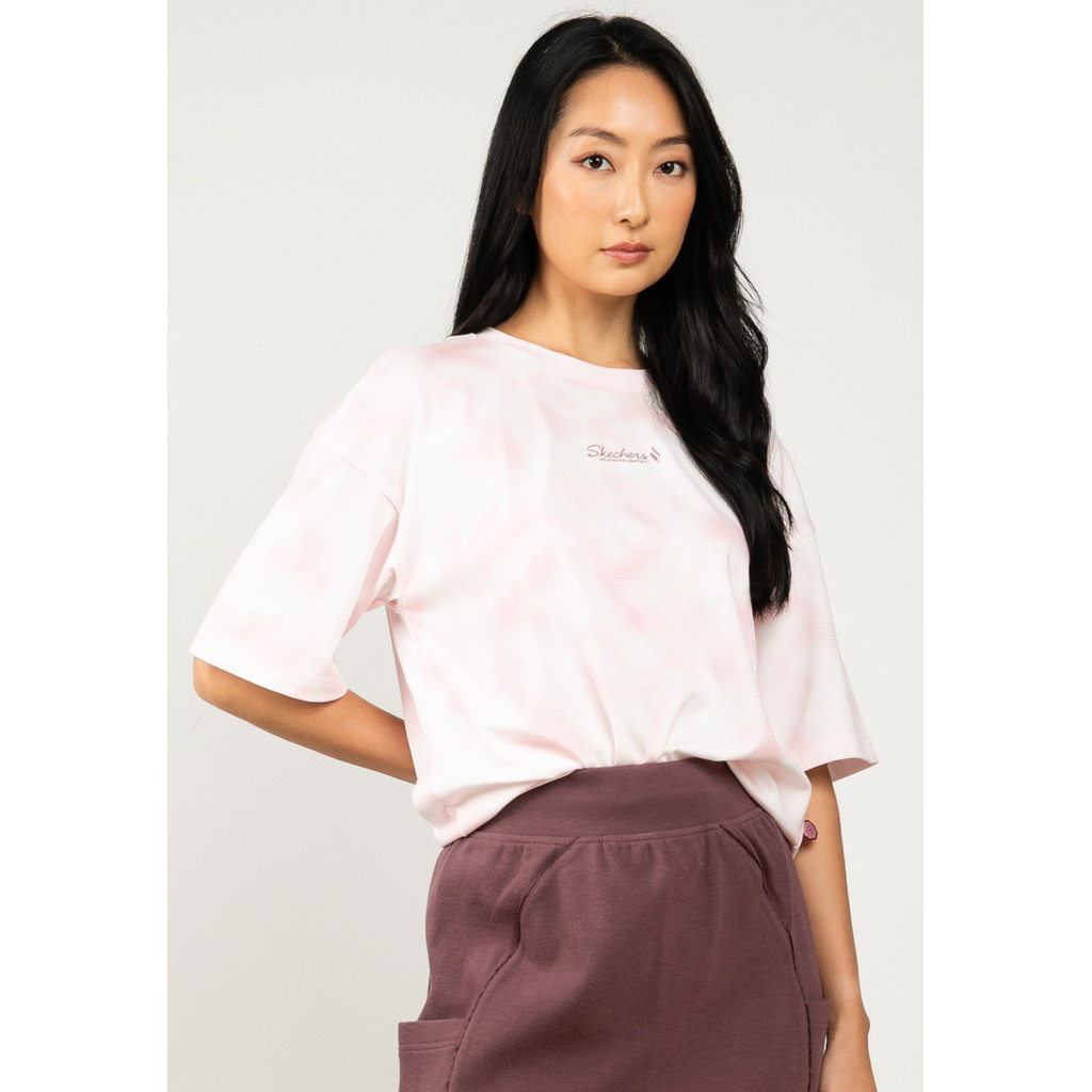 Áo Thun Tay Ngắn Nữ Skechers Urban Outdoor Short Sleeve Tee - SL325W448-AP03