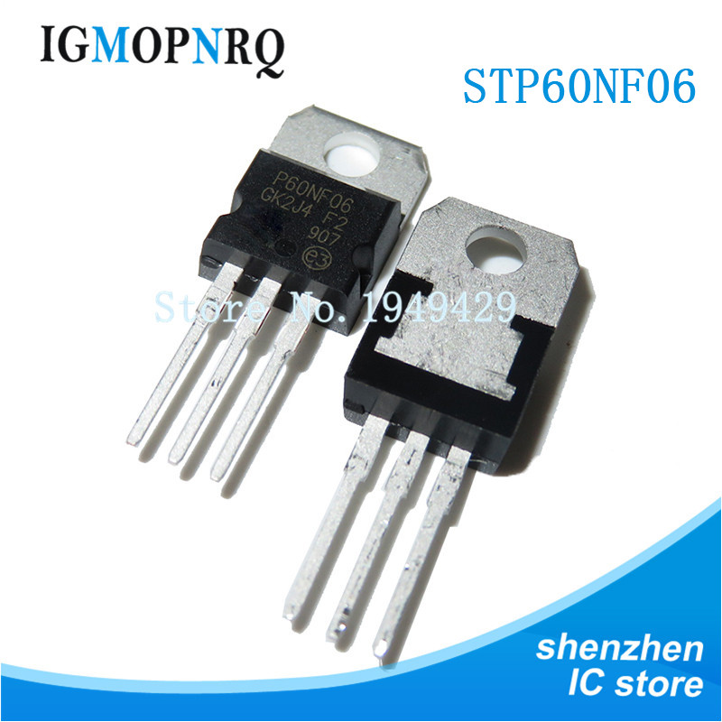 10 CÁI STP60NF06 TO-220 P60NF06 TO220 60NF06 mới