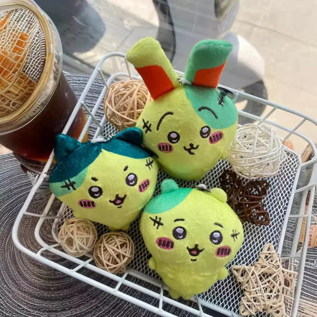 Chiikawa Gấu bông Móc khóa treo Usagi Hachiware Halloween Zombie Dễ thương Quà tặng