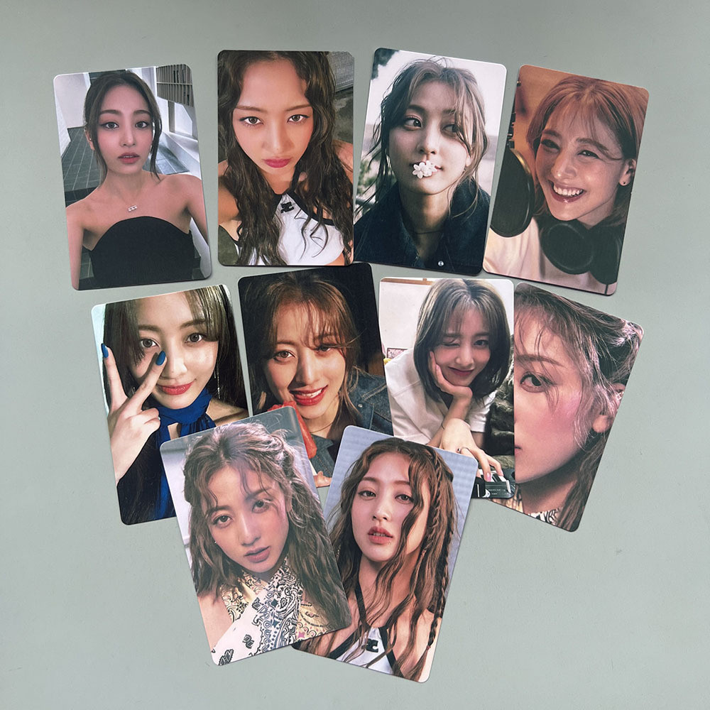 TWICE Jihyo SOLO Album Hàng hóa Photocard ngẫu nhiên ZONE Photocard ngẫu nhiên Bưu thiếp Park Jihyo 