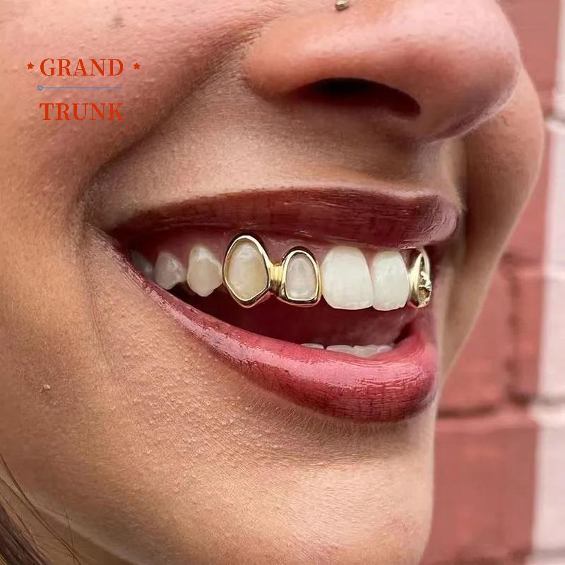 <[CDATA[Grillz Răng Trang Trí Thiết Kế Hố Sao và Răng Nanh, Phù Hợp Cosplay]]>