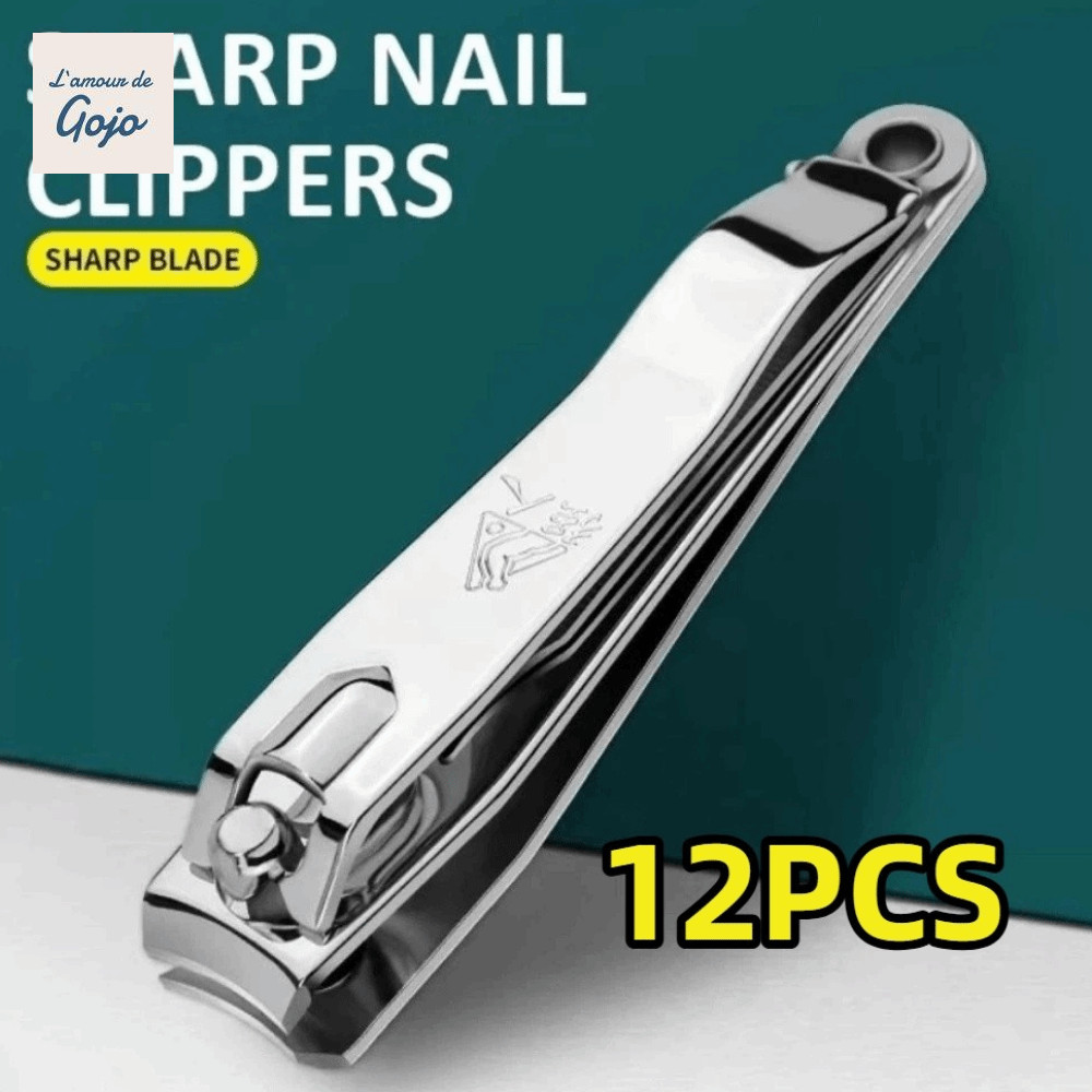 GOJO 12 Cái / bộ Tông Đơ Móng Tay Nghệ Thuật, Tông Đơ Móng Chân Cạnh Cong Di Động, Mở Rộng Chính Xác